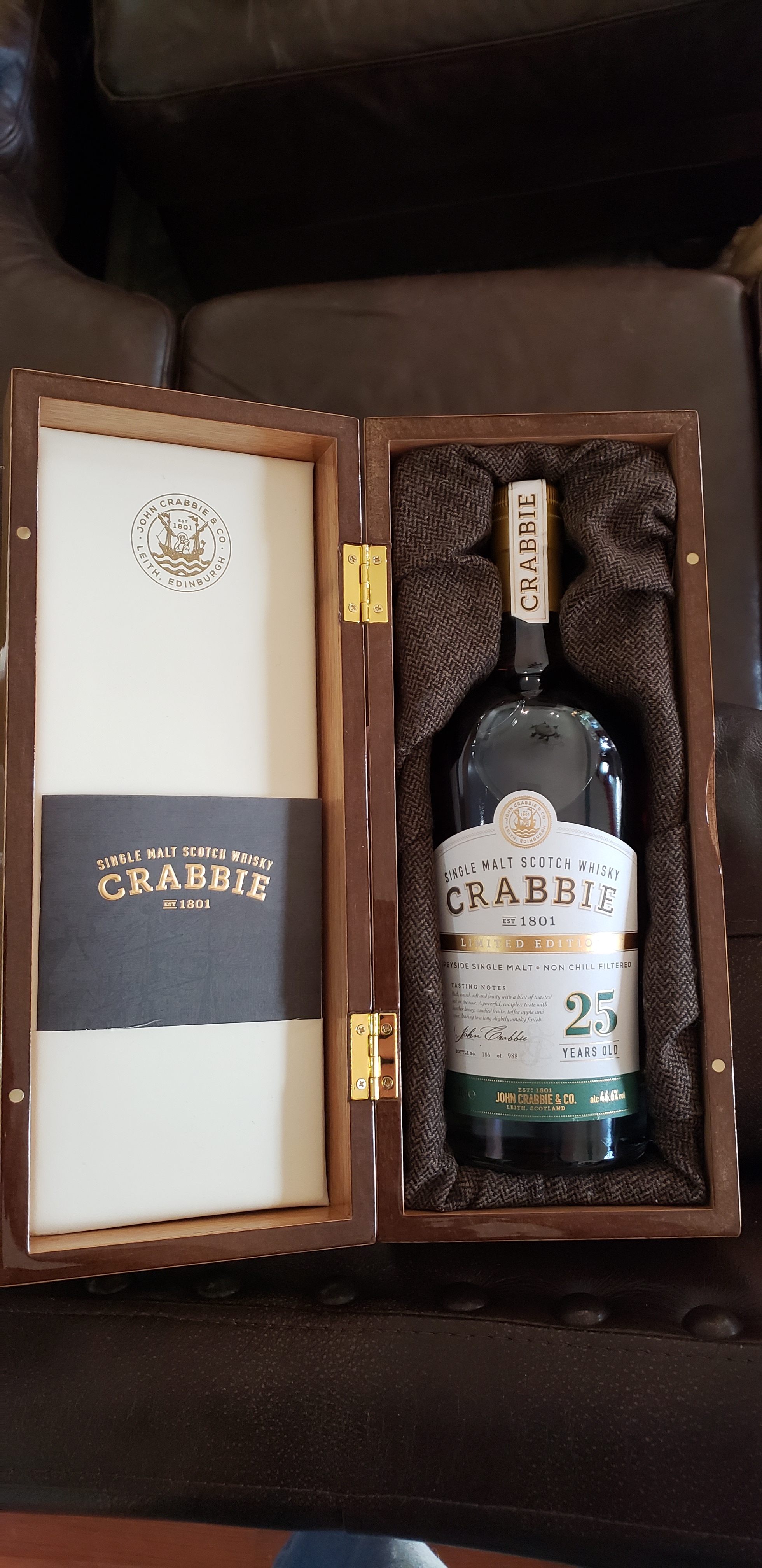 Crabbie 25 Year Speyside Single Malt
