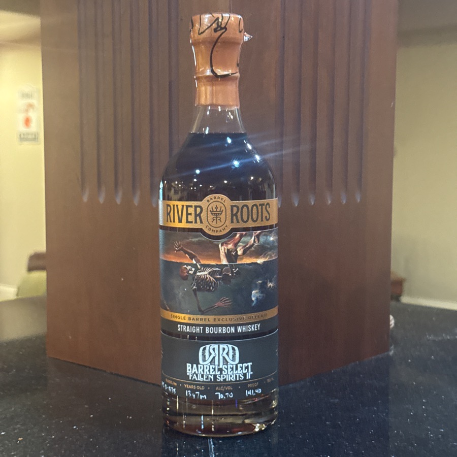 River Roots Straight Bourbon Single Barrel No. MJ-B-B38 Fallen Spirits II