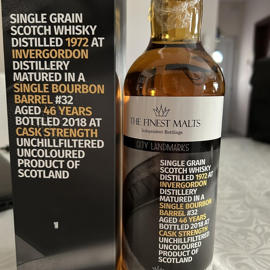 The Finest Malts Invergordon 1972 aged 46 years