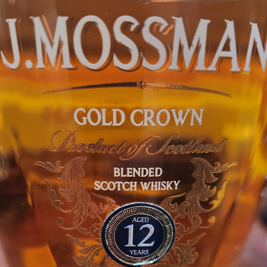 J. Mossman Gold Crown Blended Scotch 12 Year