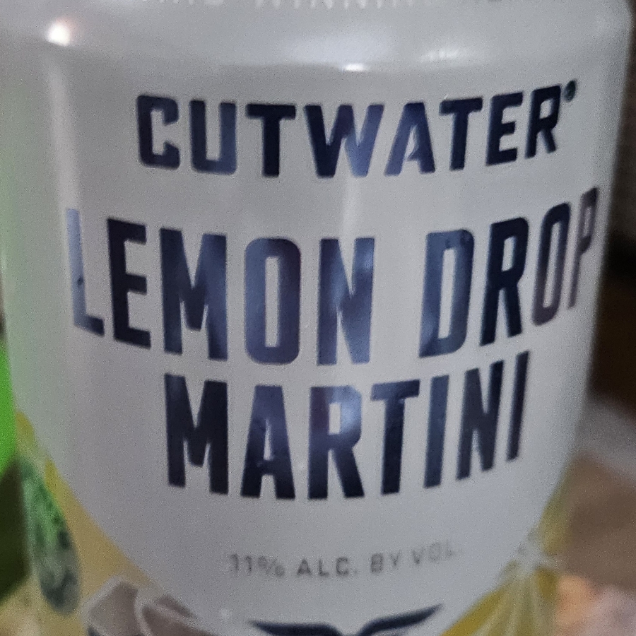 Cutwater lemon drop martini