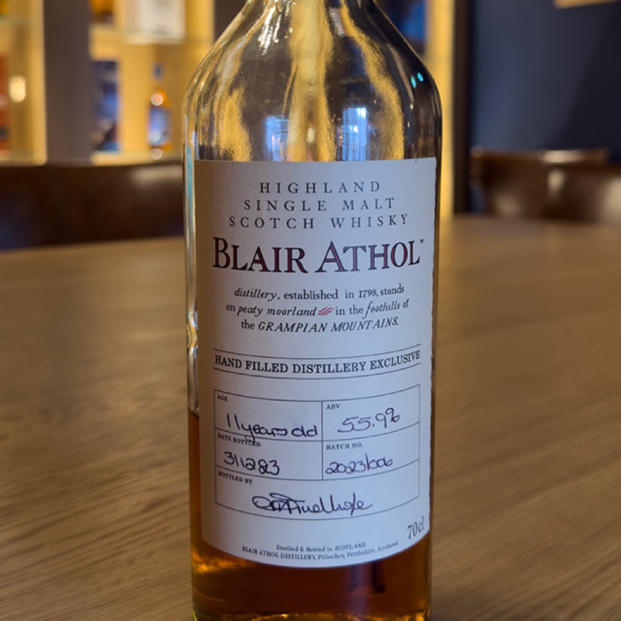 Blair Athol 11 year Hand-Filled Distillery Exclusive Batch 2023/006