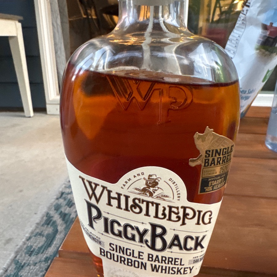 WhistlePig PiggyBack Single Barrel "Hog Heaven"