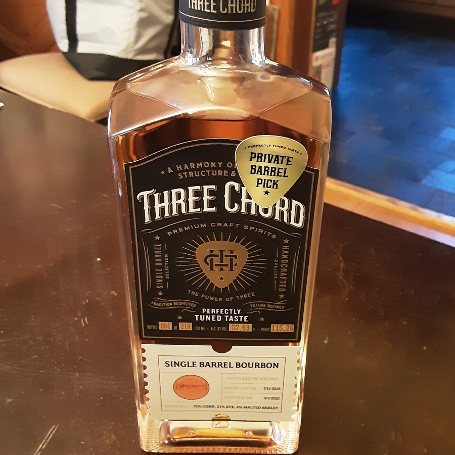 Three Cord Single Barrel Bourbon (Hoffman's)