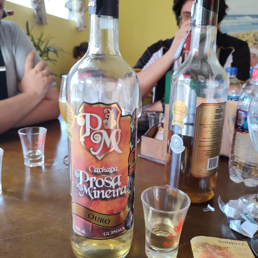 CACHAÇA PROSA MINEIRA OURO AMBURANA