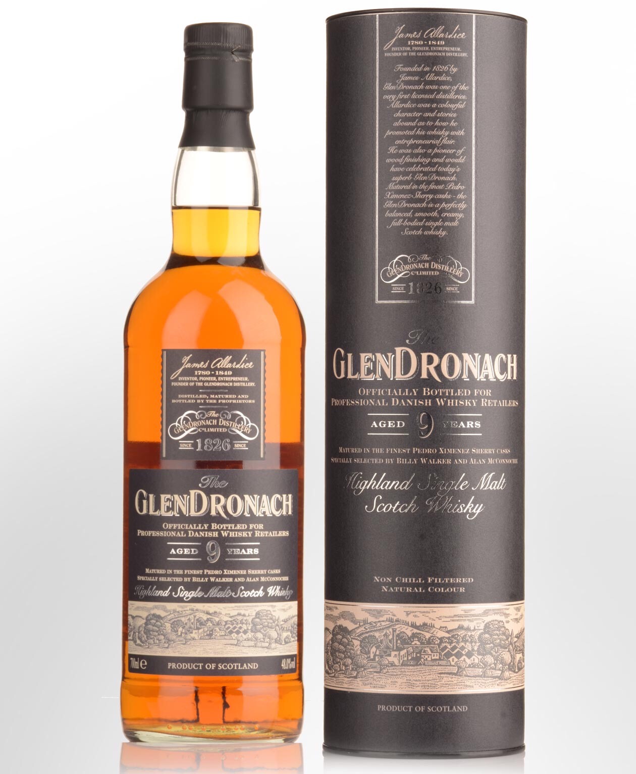 GlenDronach "Darth Vader" Officially Bottled for Professional Danish Whisky Retailers