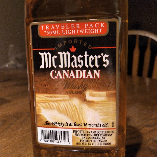McMaster's Canadian Whisky