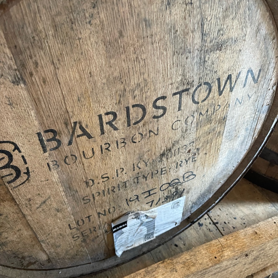 Bardstown Bourbon Company Rye and Malted Barley (thieved) Lot No. 19I02B
