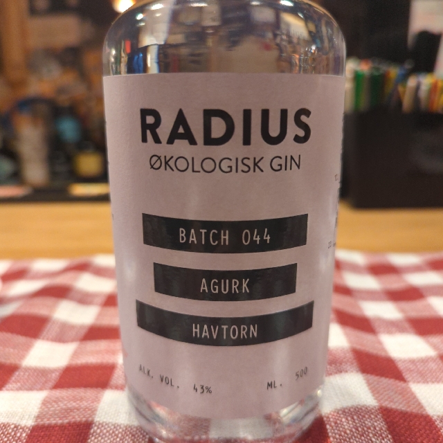 Radius Okologisk Gin Batch 044
