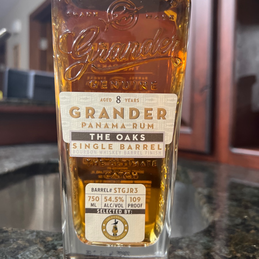 Grander Panama Rum (The Oaks Single Barrel STGJR3)