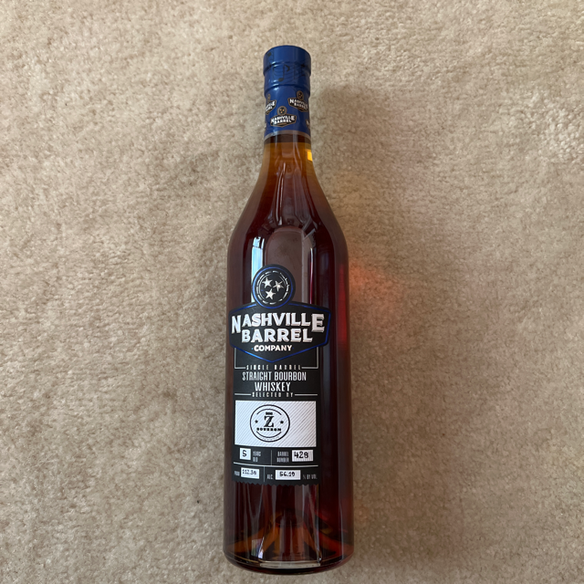 Nashville Barrel Single Barrel Straight Bourbon (Big Z Foundation)