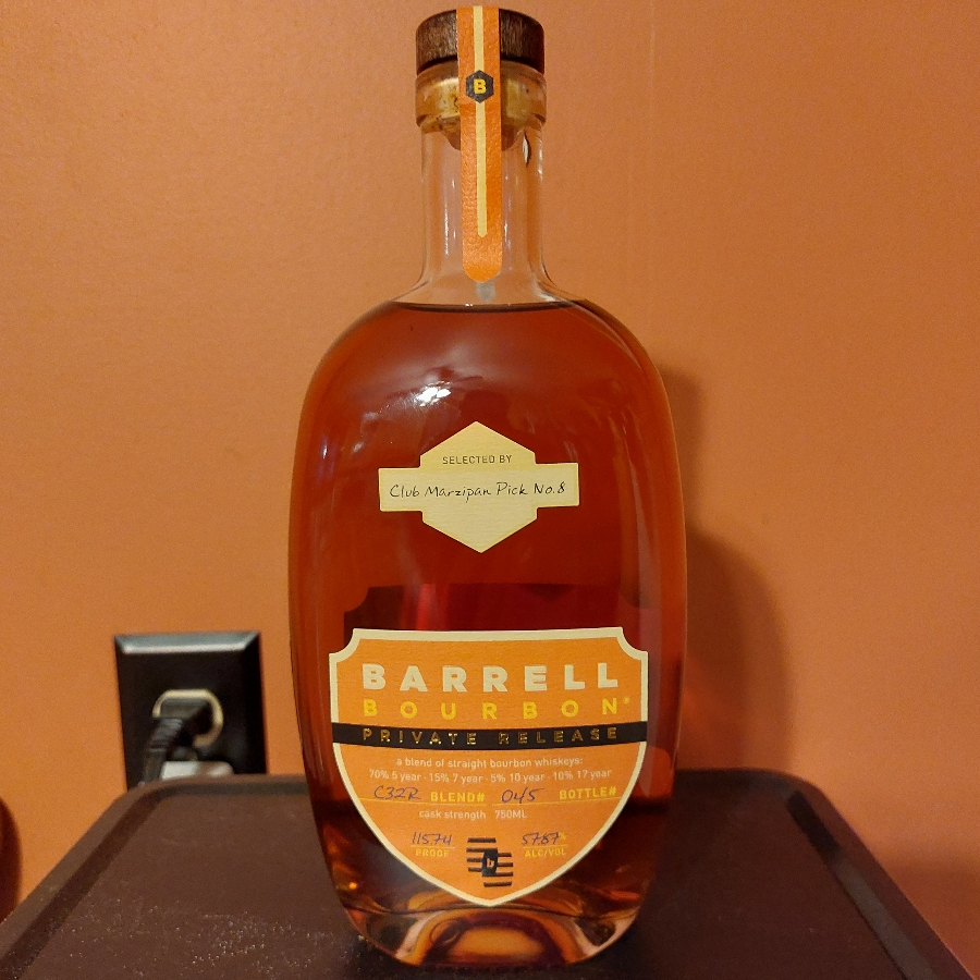 Barrel Bourbon Private Release (Club Marzipan Pick No. 8)