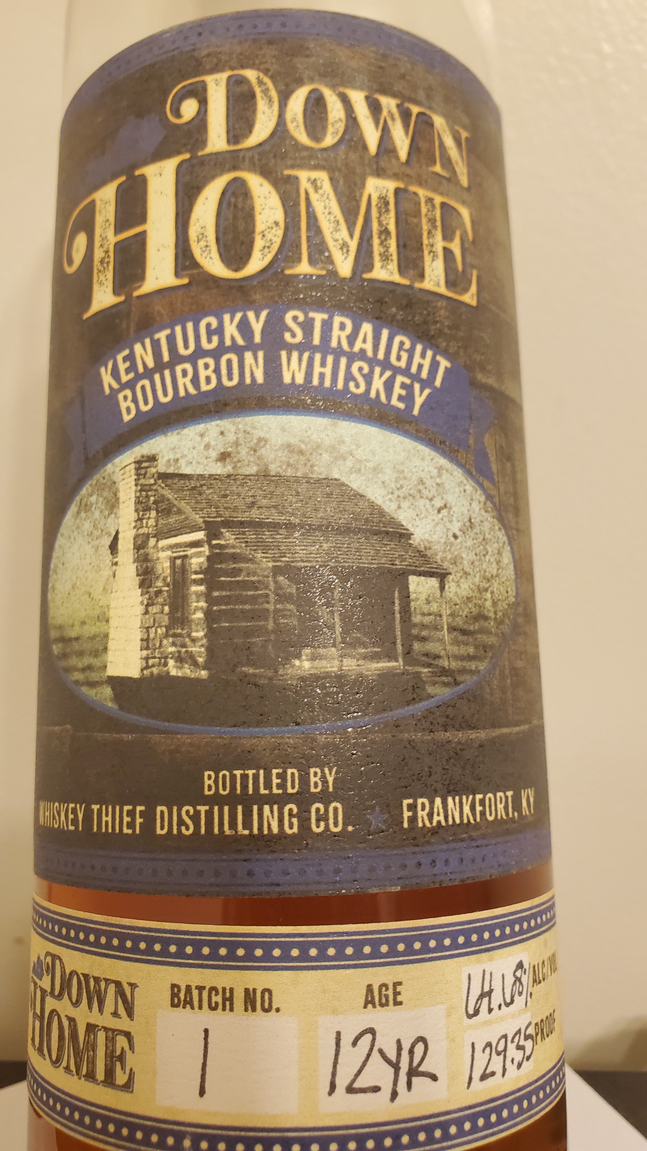 Down Home Kentucky Straight Bourbon 12 Year Batch 1