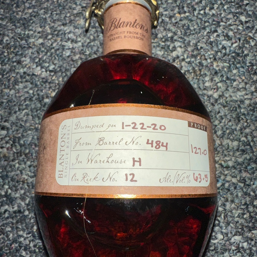 Blanton's Straight From The Barrel #484