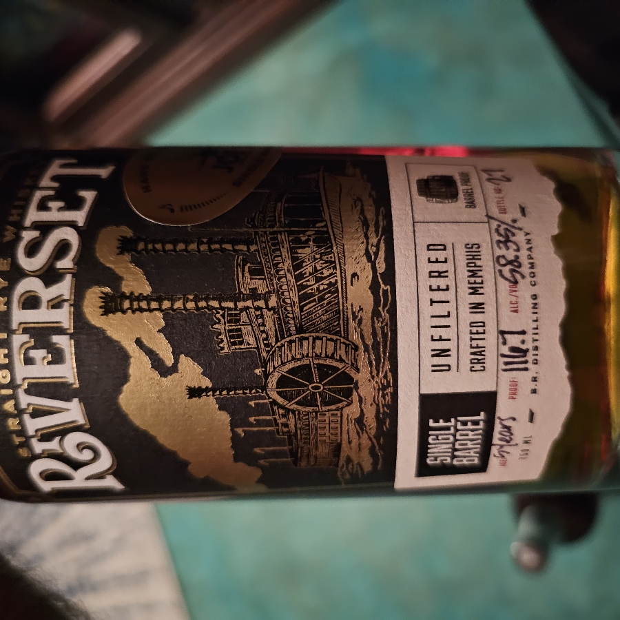 Riverset Straight Rye Whiskey Single Barrel (Joe's Wines & Liquor)