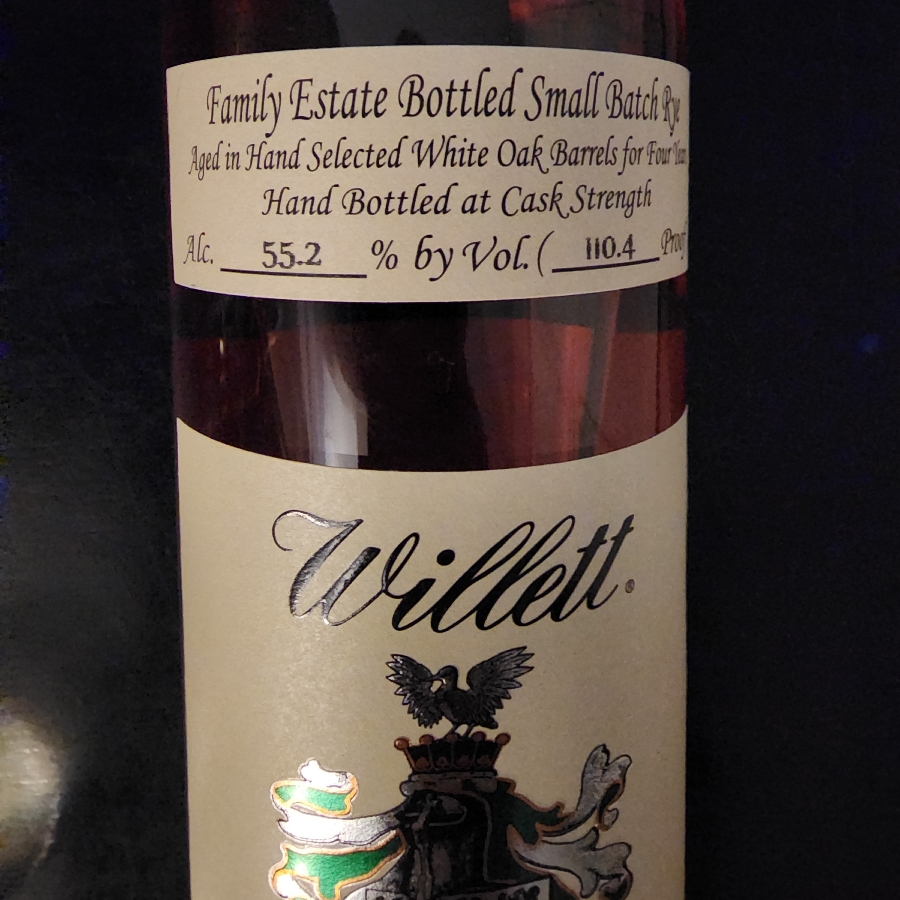 Willett Family Estate Small Batch 4yr Rye (55.2)