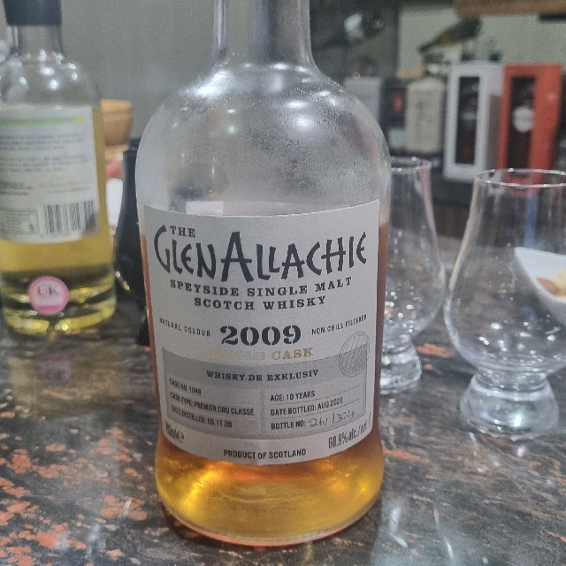 GlenAllachie Single Premier Cru Classe Cask, Cask 1048 exclusive for Germany