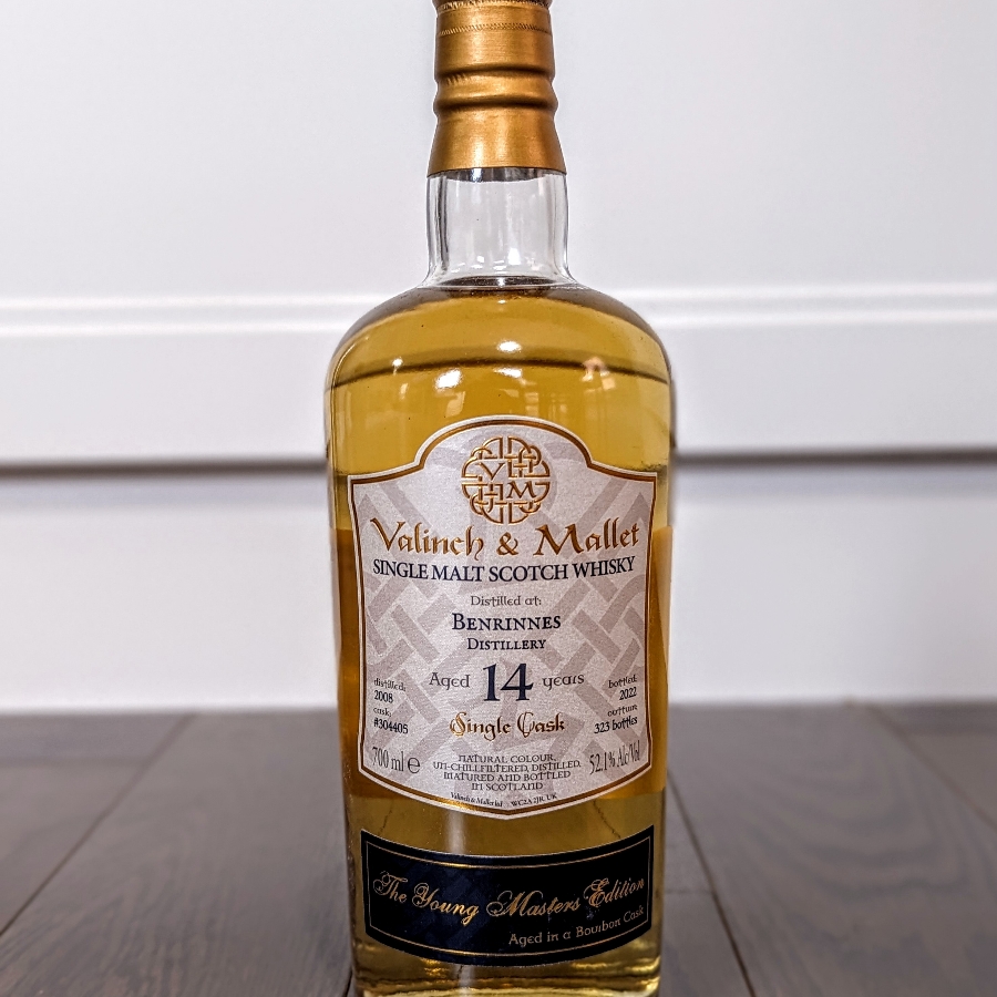 Valinch & Mallet Benrinnes 2008 14 Year Single Malt Scotch Whisky