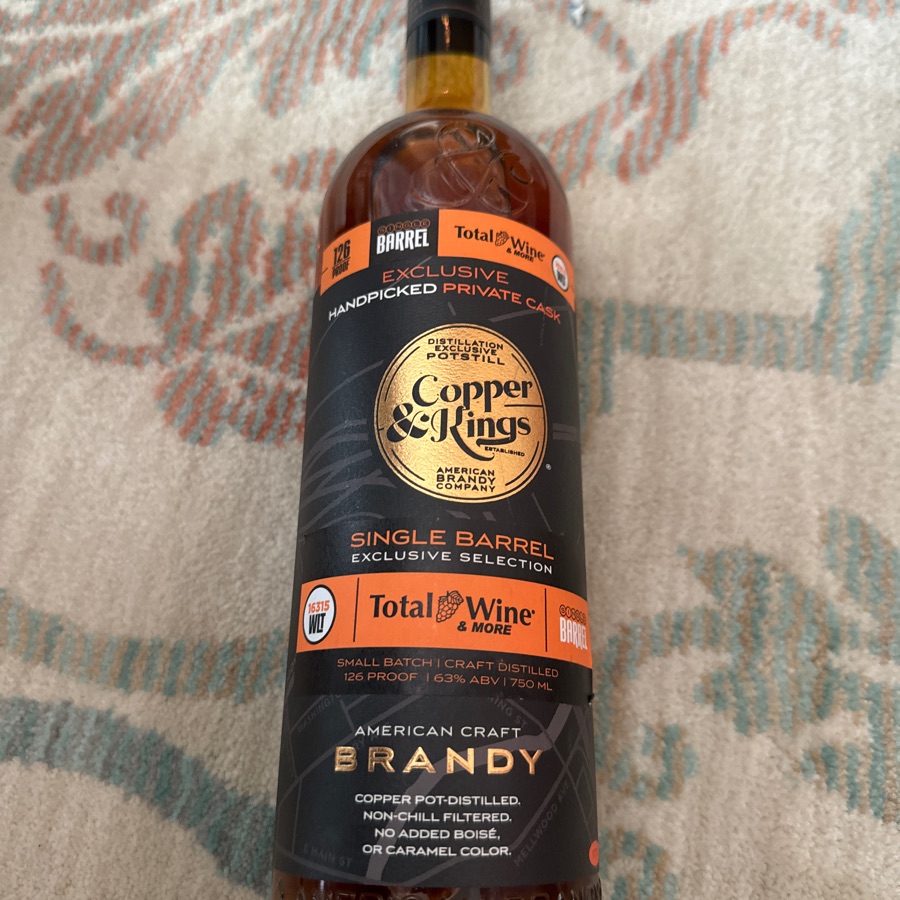 Copper & Kings Total Wine Single Barrel