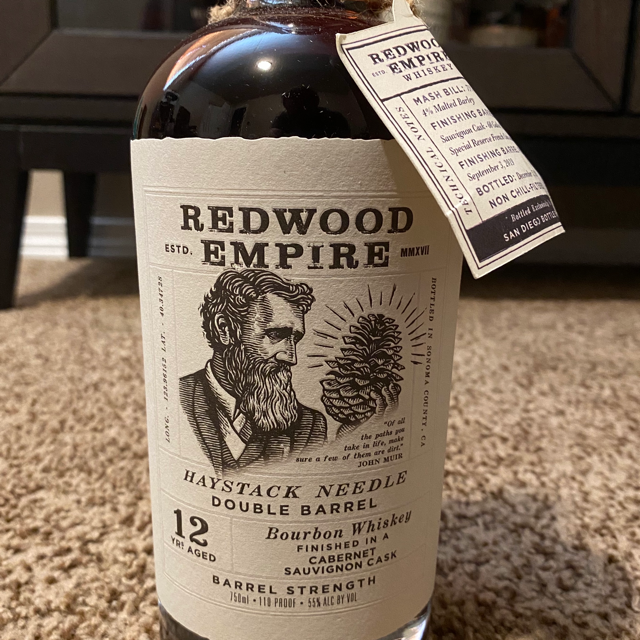 Redwood Empire 12 Year Haystack Needle Double Barrel Cabernet Sauvignon Cask Finish