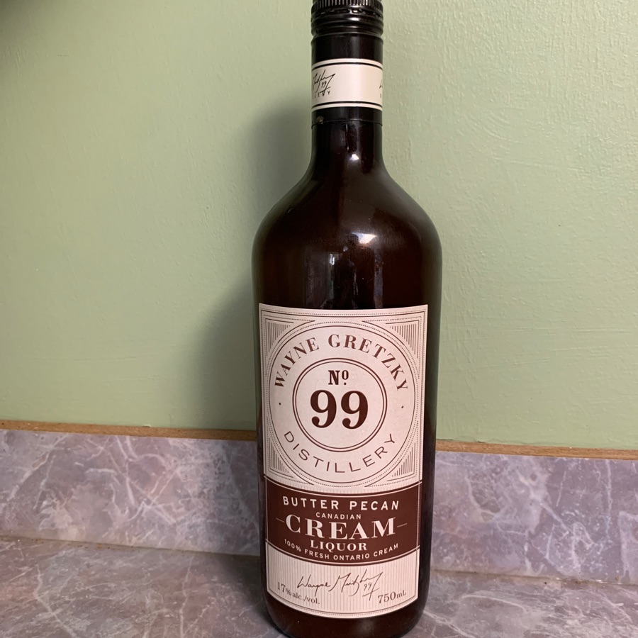 Wayne Gretzky's Butter Pecan Canadian Cream Liquor