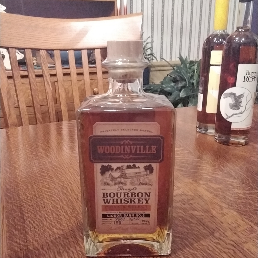 Woodinville Private Select Single Barrel Bourbon, Liquor Barn No. 6