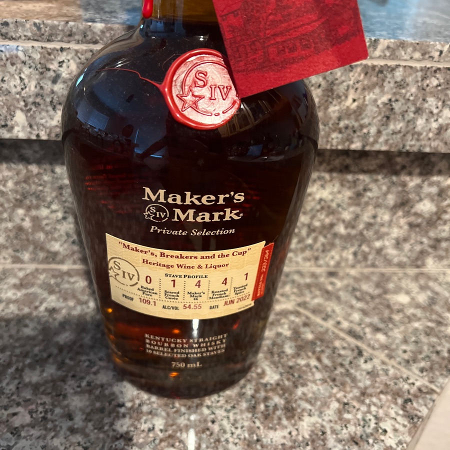 Maker's Mark Private selection "Maker's Breakers and the Cup"