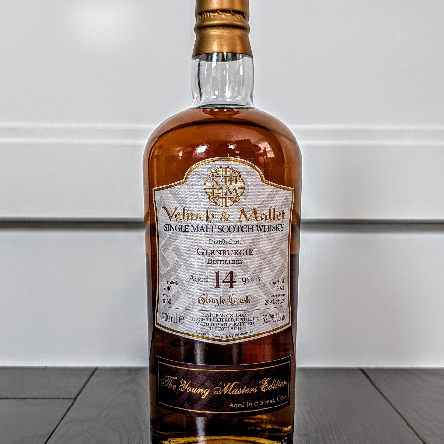 Valinch & Mallet Glenburgie 2010 14 Year Single Malt Scotch Whisky