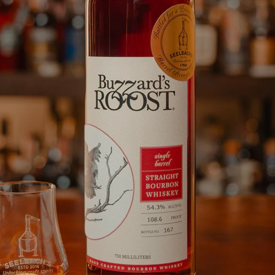 Buzzard's Roost Single Barrel Straight Bourbon Whiskey - 9 Year - Seelbachs