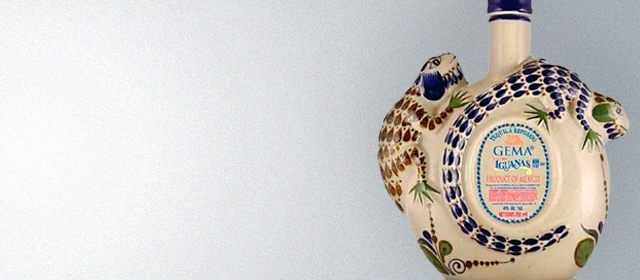 Gema Iguanas Ceramic Reposado Tequila