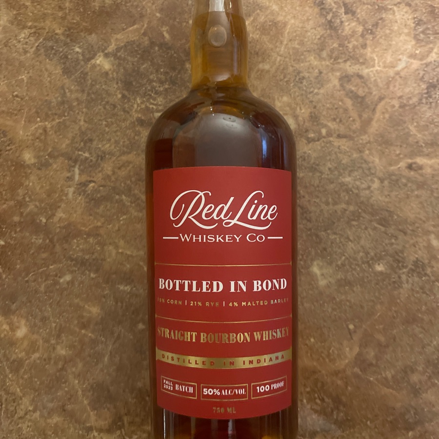 Red Line Whiskey Co. Bottled In Bond Straight Bourbon Whiskey