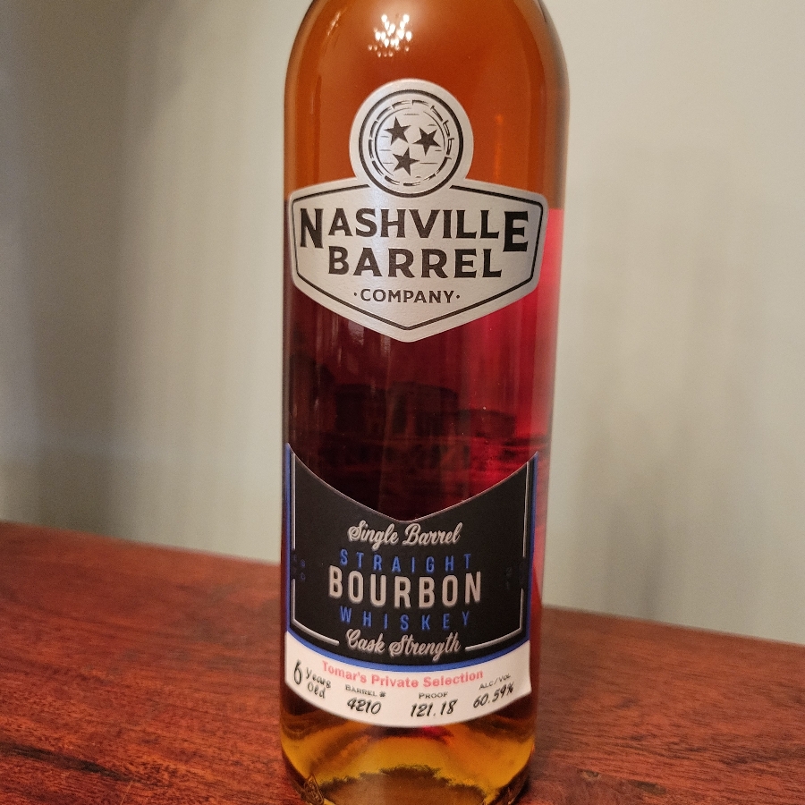 Tomar's Nashville Barrel Single Barrel Cask Strength Bourbon