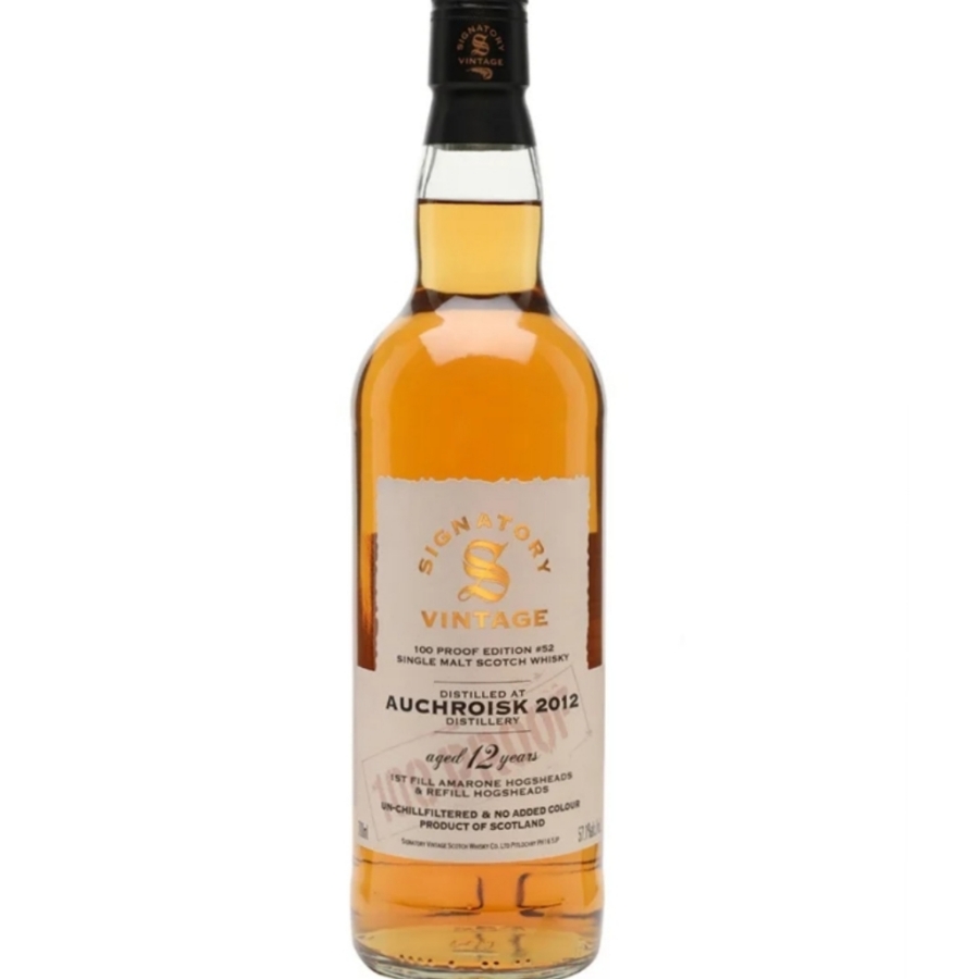 Auchroisk 2012 12 Year Old 100 Proof Edition #52 Signatory