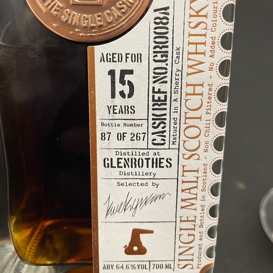 Glenrothes 15Y 64,6% The Single Cask