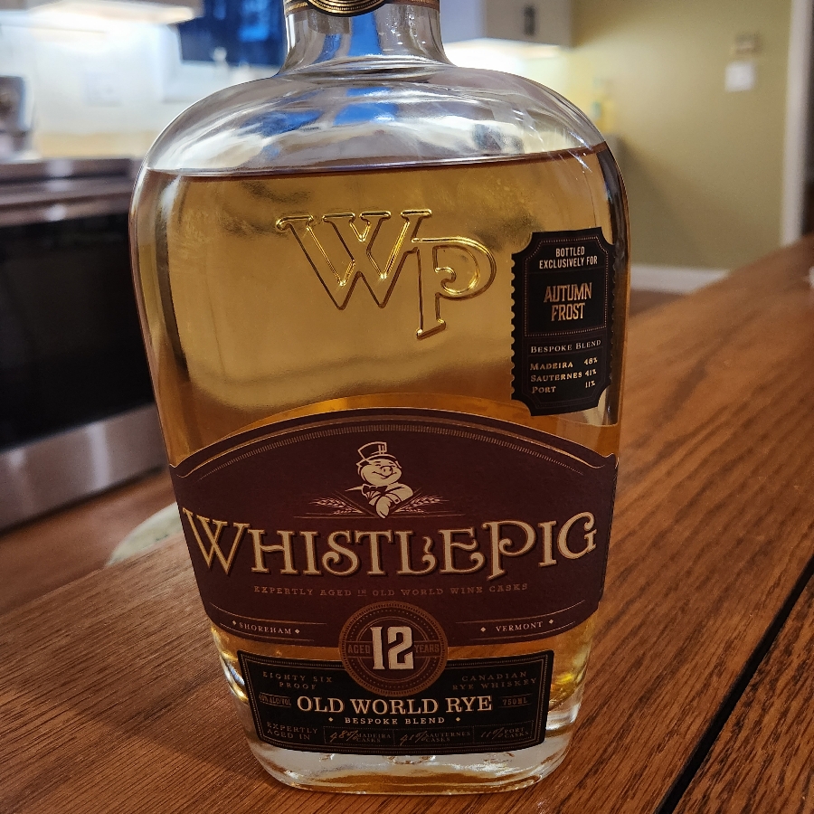 Whistlepig 12 yr Old World Rye Bespoke Blend