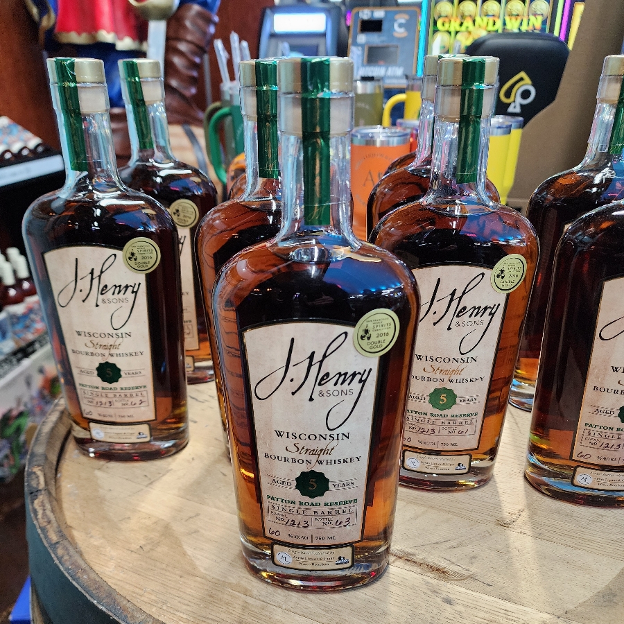 J. Henry & Sons 5 Year Single Barrel Patton Road Reserve (Arya's Liquor, Wisco Bourbon)