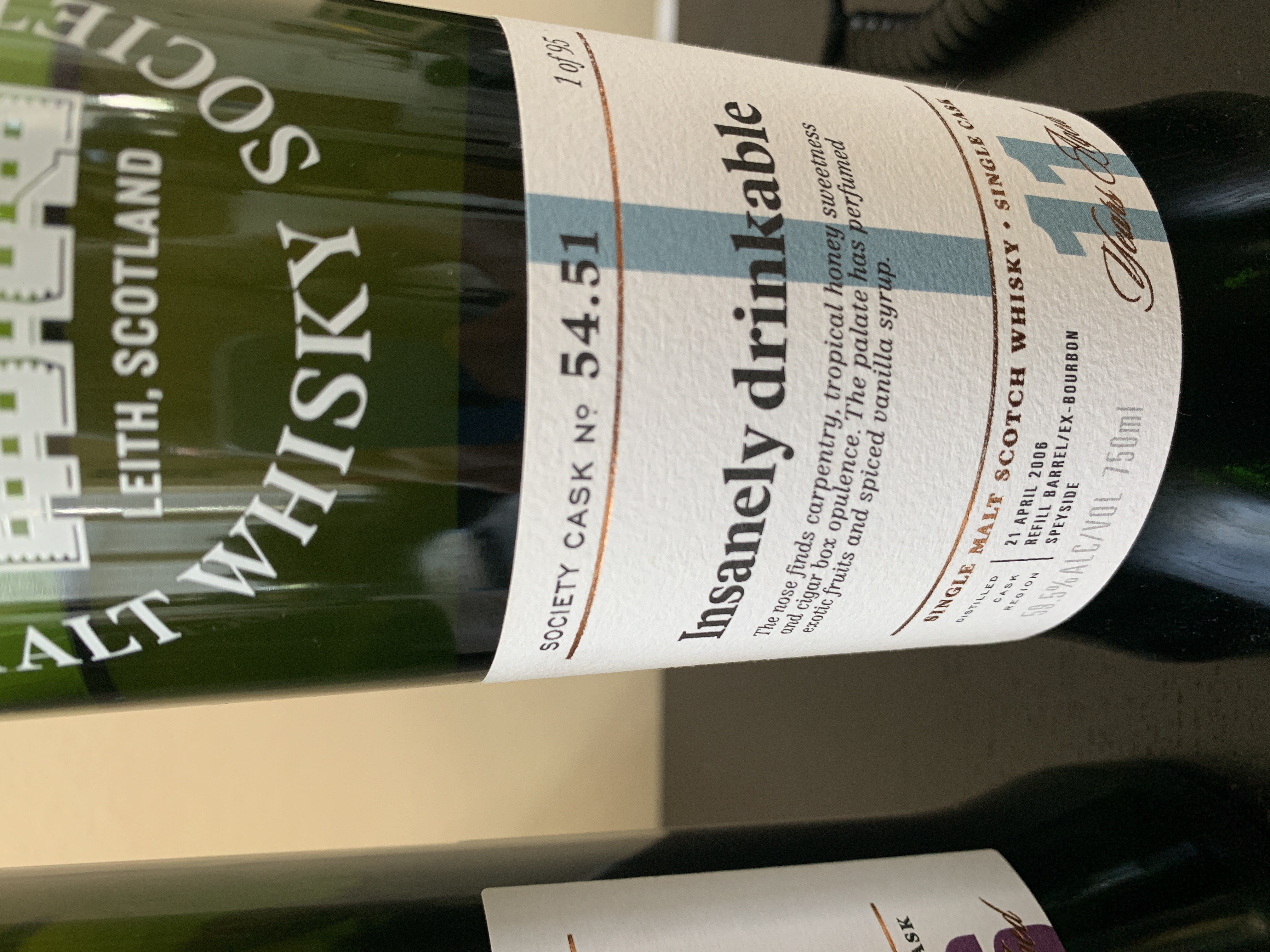 Insanely drinkable 54.51 (SMWS)