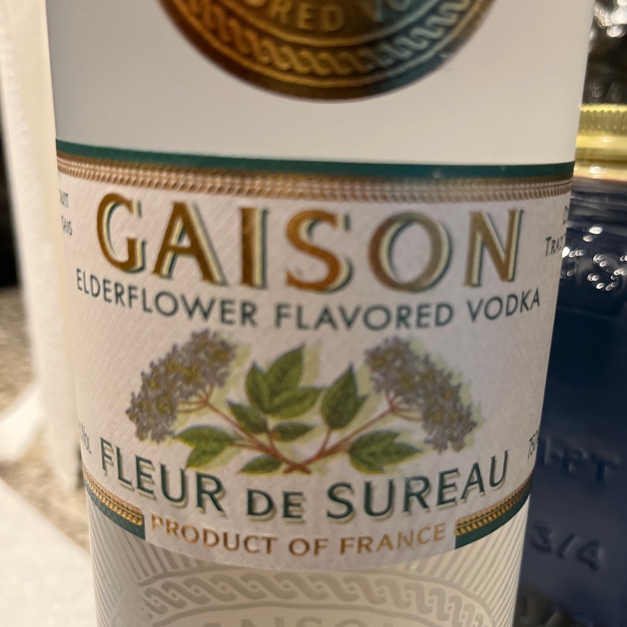 Gaison Elderflower Flavored Vodka