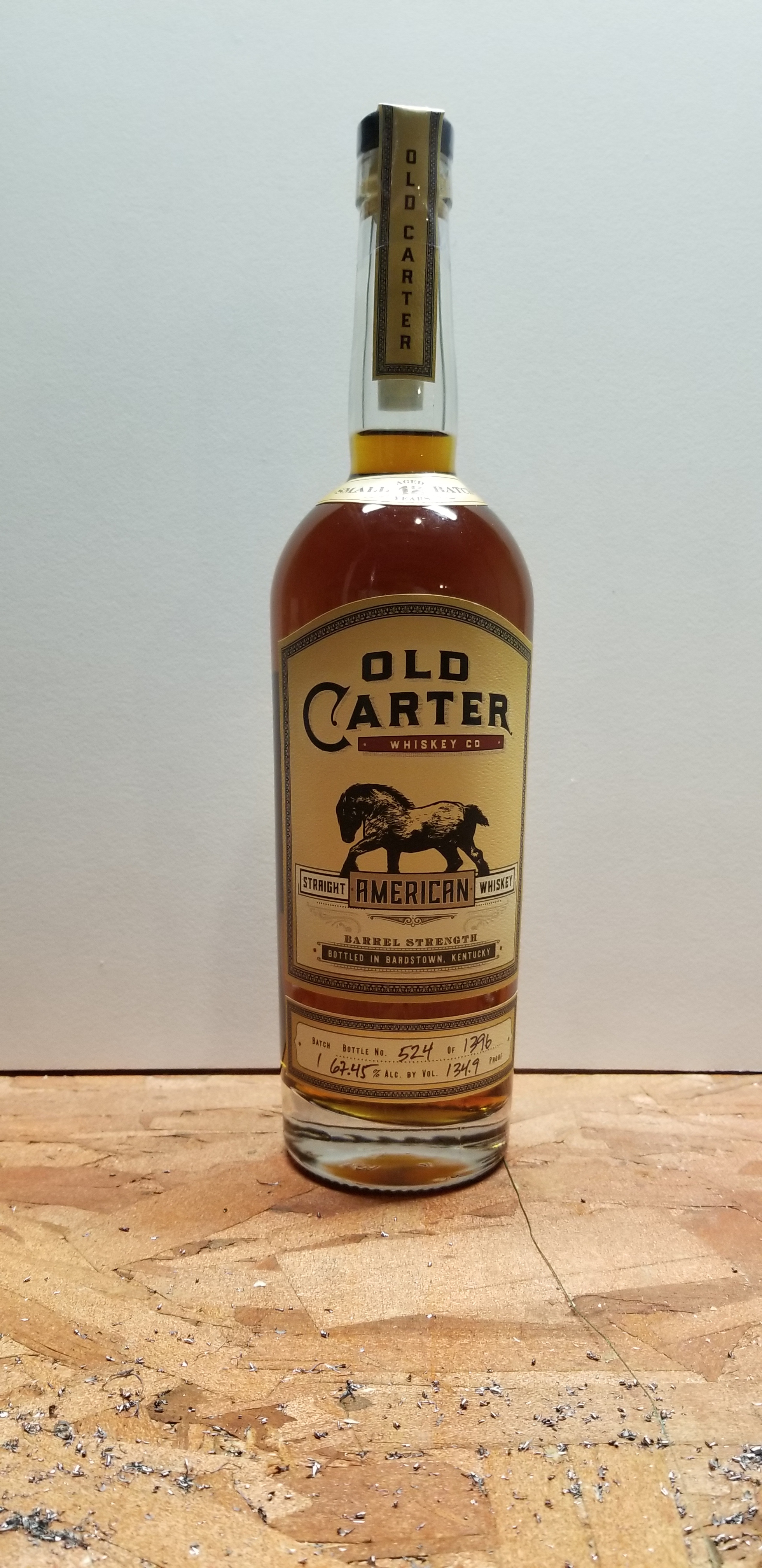 Old Carter 12 Year Straight American Whisky Batch 1 (2018 Release)