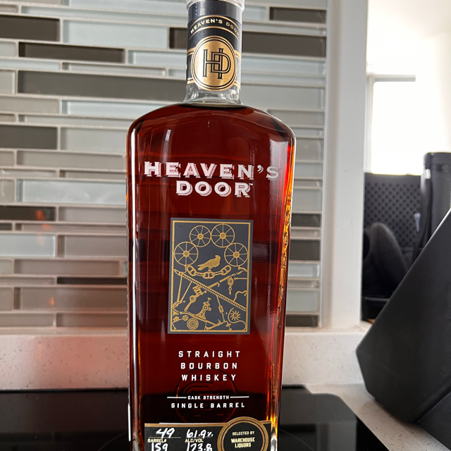 Heaven's Door Cask Strength Single Barrel Bourbon (Warehouse Liquors)
