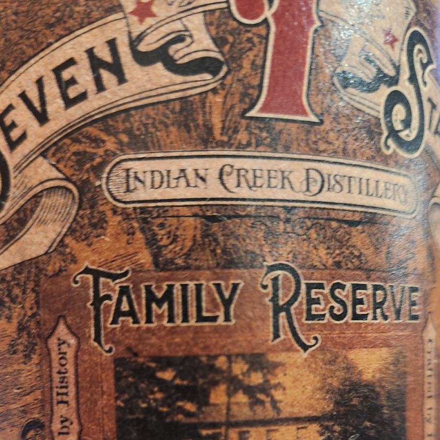 Indian Creek Distillery Seven Staleys Family Reserve Bourbon