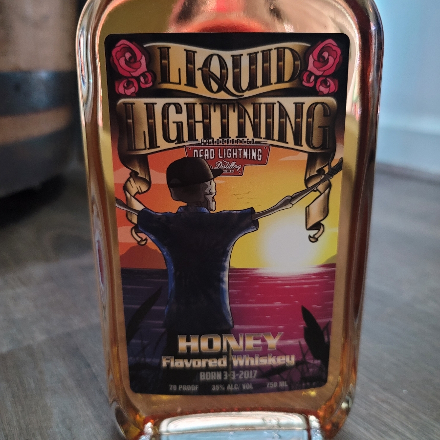 Dead Lightning Distillery Honey Flavored Whiskey