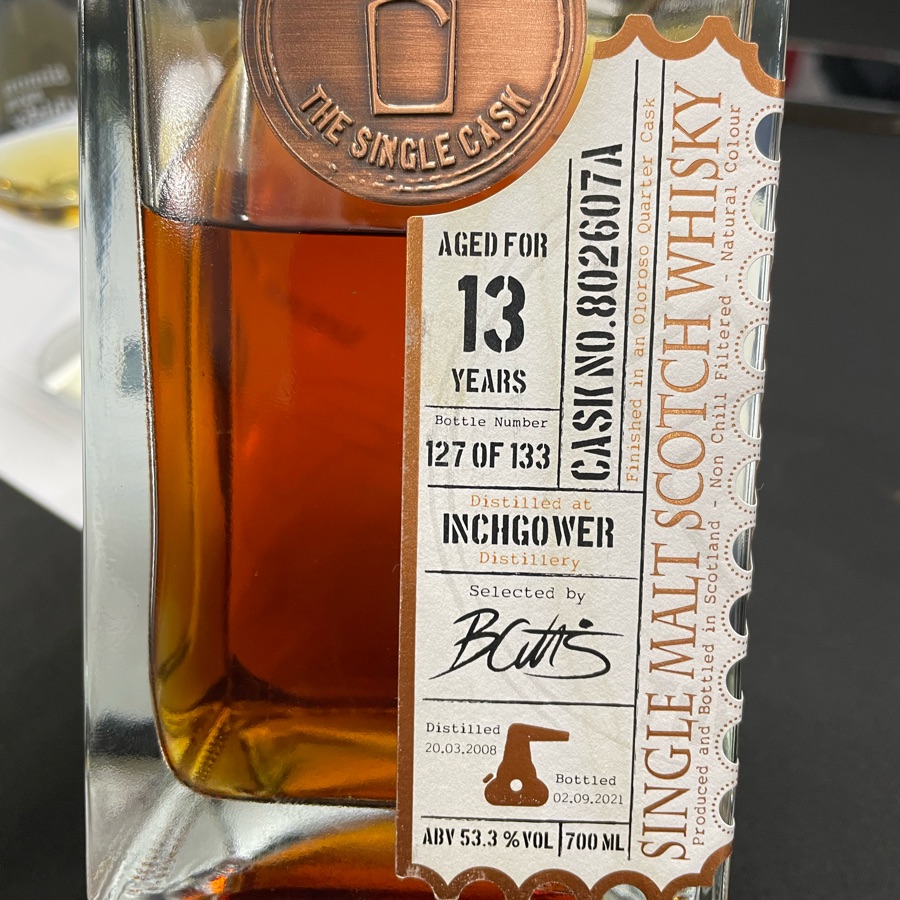 Inchgower 13Y 53.3% The Single Cask