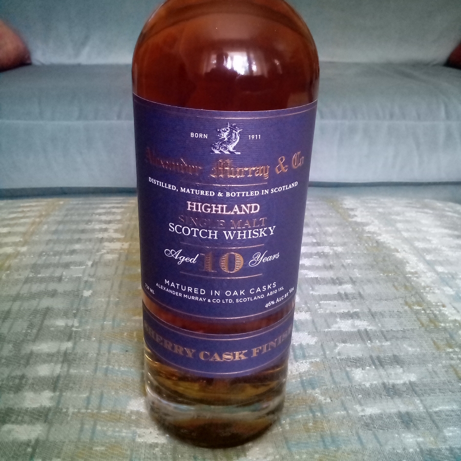 Alexander Murray & Co 10 year with sherry cask finish