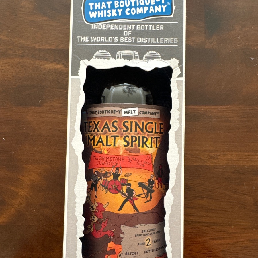 That Boutique-y Whisky Company - Balcones Texas Single Malt - Batch 1 - Brimstone Cask Aged