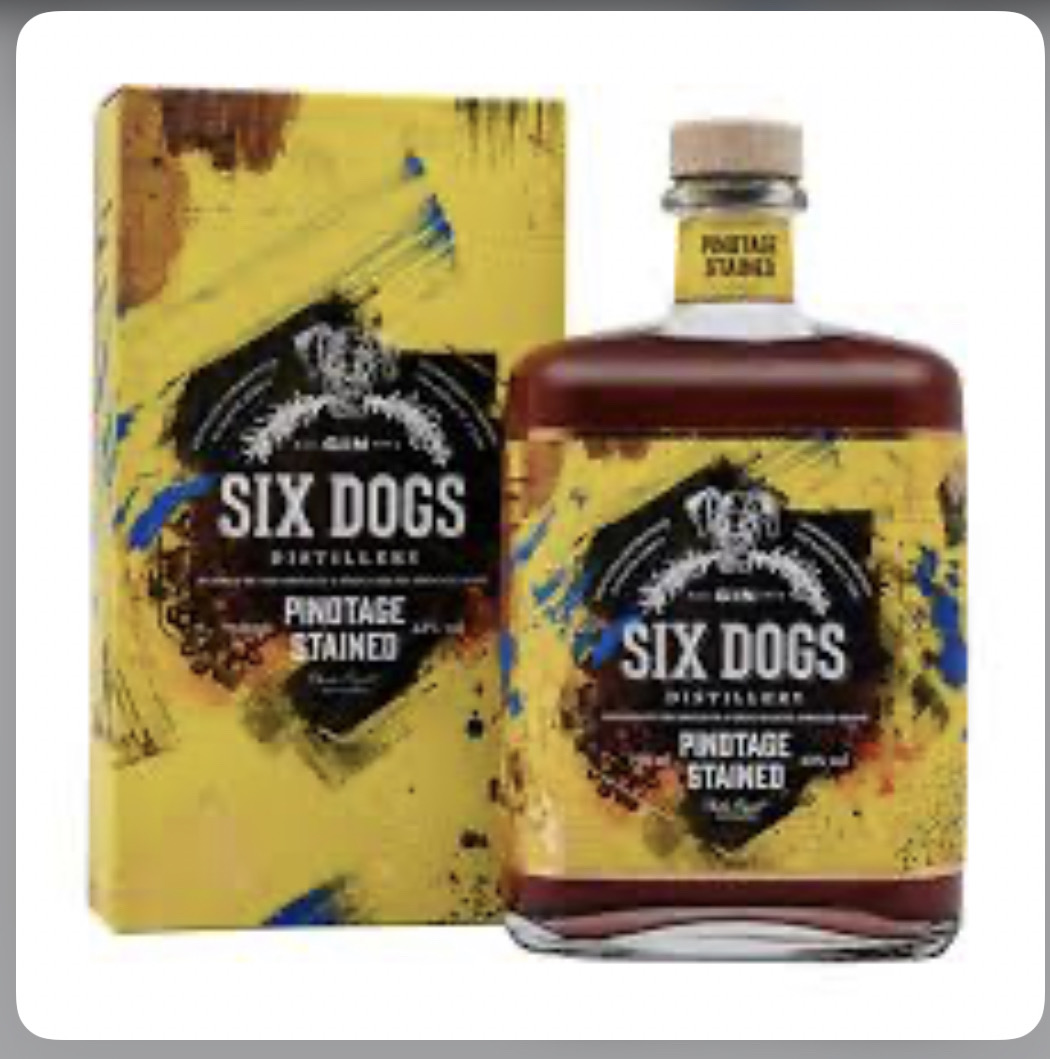 Six Dogs Pinotage Stained