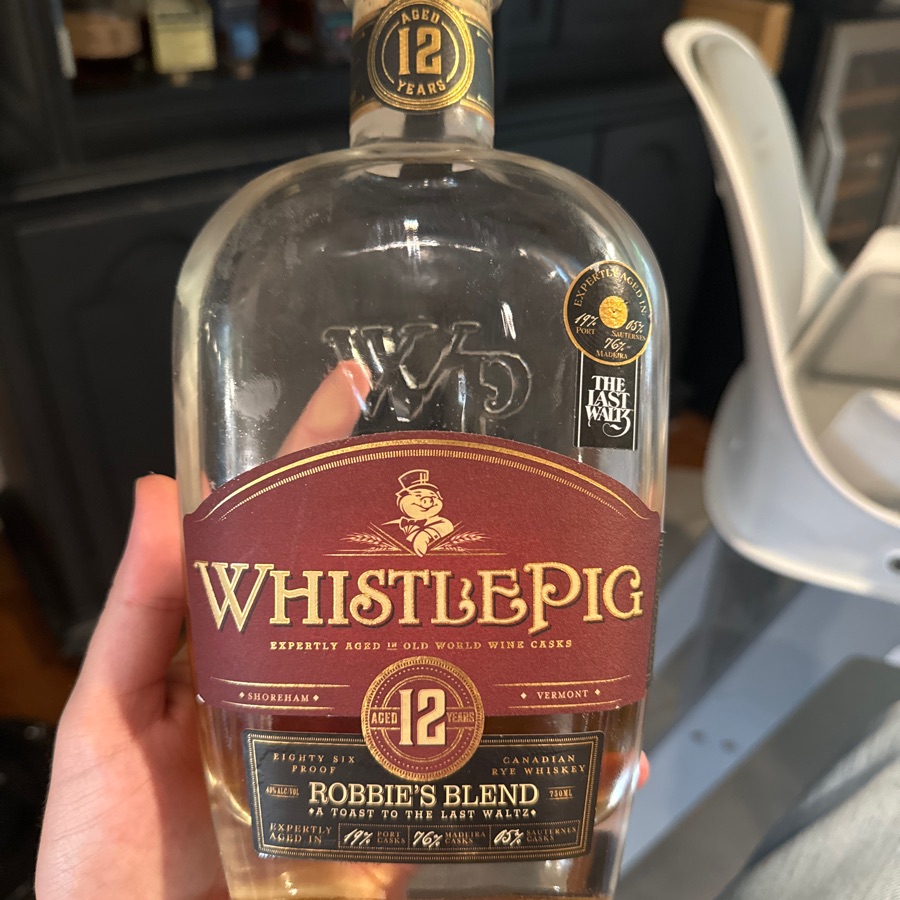 WhistlePig 12 Year Robbie's Blend