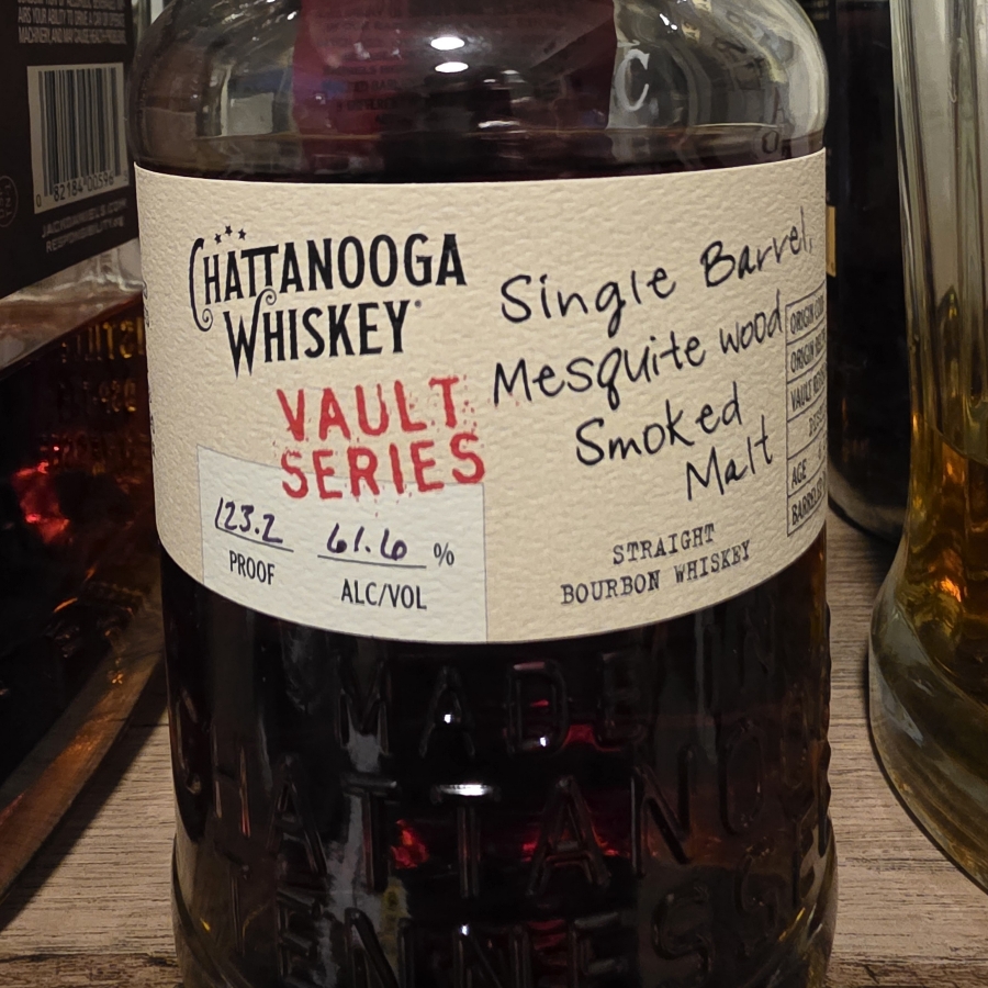 Chattanooga Whiskey Single Barrel Vault Series - Mesquite Wood & Smoked Malt (375ml)