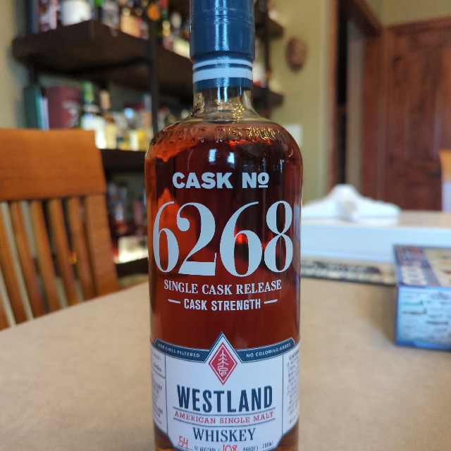 Westland American single malt Cask no 6268 single cask release