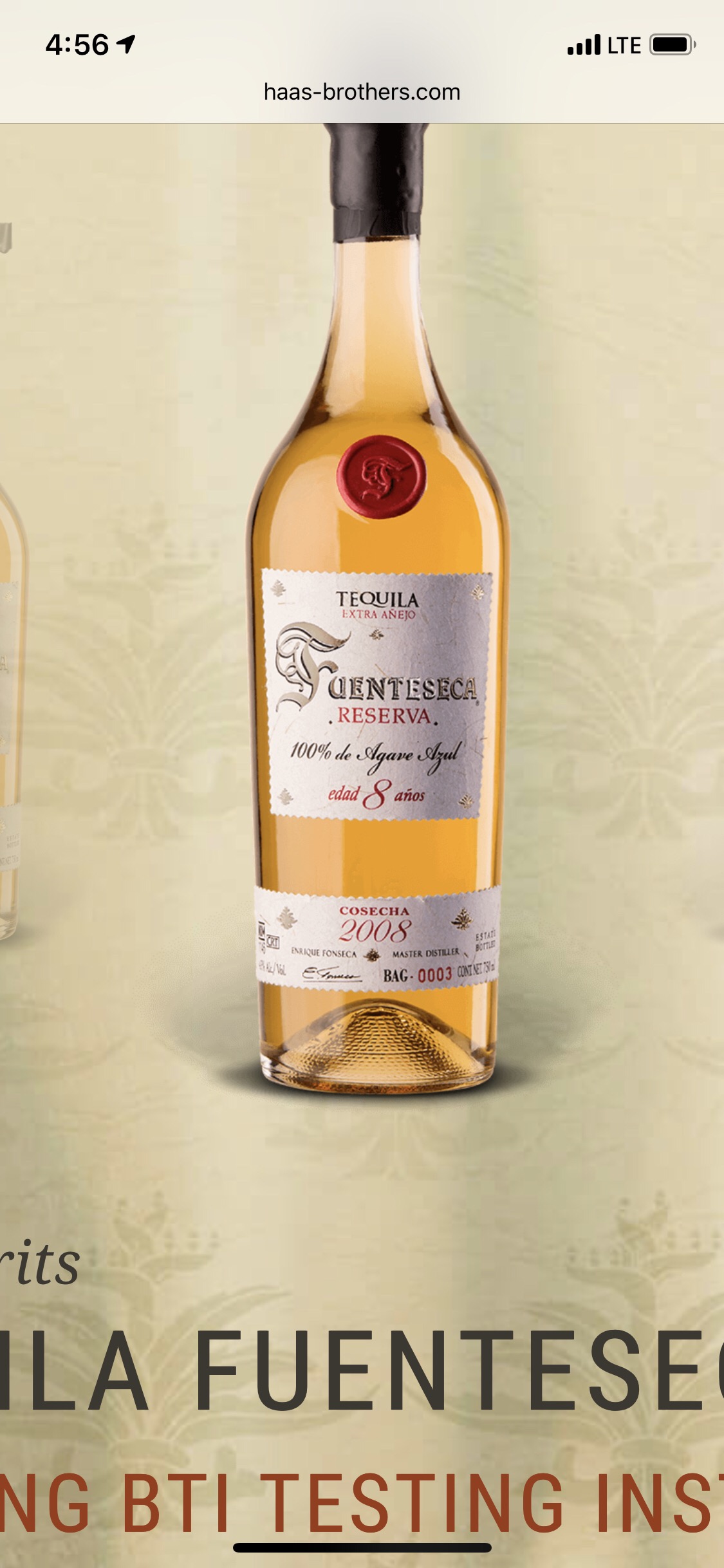 Fuenteseca Reserva Extra Añejo 8 Años